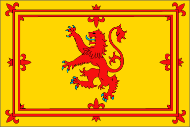 The Rampant Lion flag of Scotland